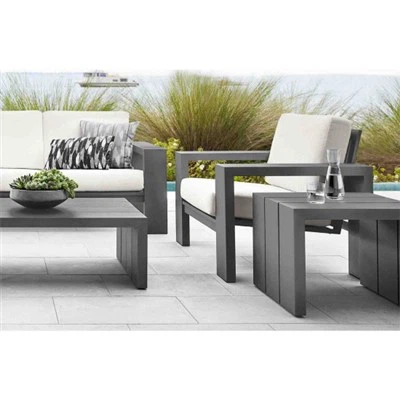 Ensemble de canapé extérieur en métal